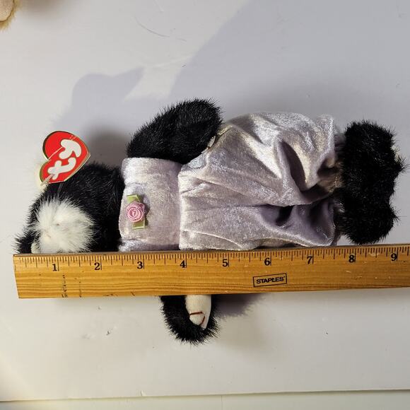 TY Attic Treasures Cats Heather Sammy 1993 Plush Collectible Pair Stuffed Animal - Picture 2 of 16